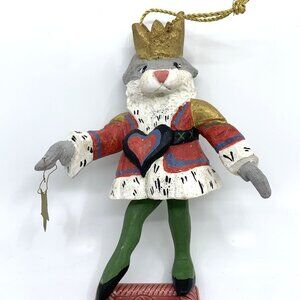 House of Hatten Ornament Nutcracker Mouse King 1993 Large 9.5" Calla Christmas